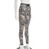 2026 New Women's Lace Trim High-Waisted Patterned Printed Stretch Casual Pants