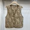 Autumn and winter light down vest women's short liner white duck down vest warm inner base sleeveless