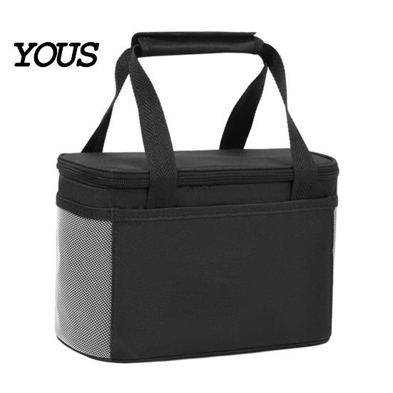 Heavy Duty Commuter Lunch Carrier Large Capacity Insulated Bag, Portable Thermal Tote, Thick Aluminum Foil Cooler Bag Travel Organizer for