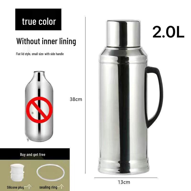 Stainless Steel Glass Hot Water Bottle for Home or Dorm Use