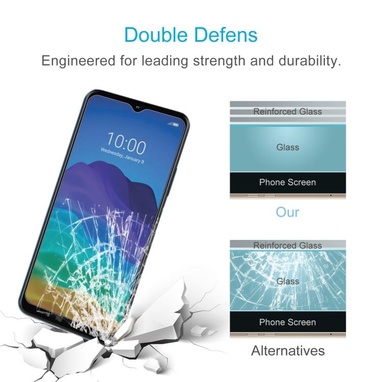 10 PCS 0.26mm 9H 2.5D Tempered Glass Film For ZTE Blade A52