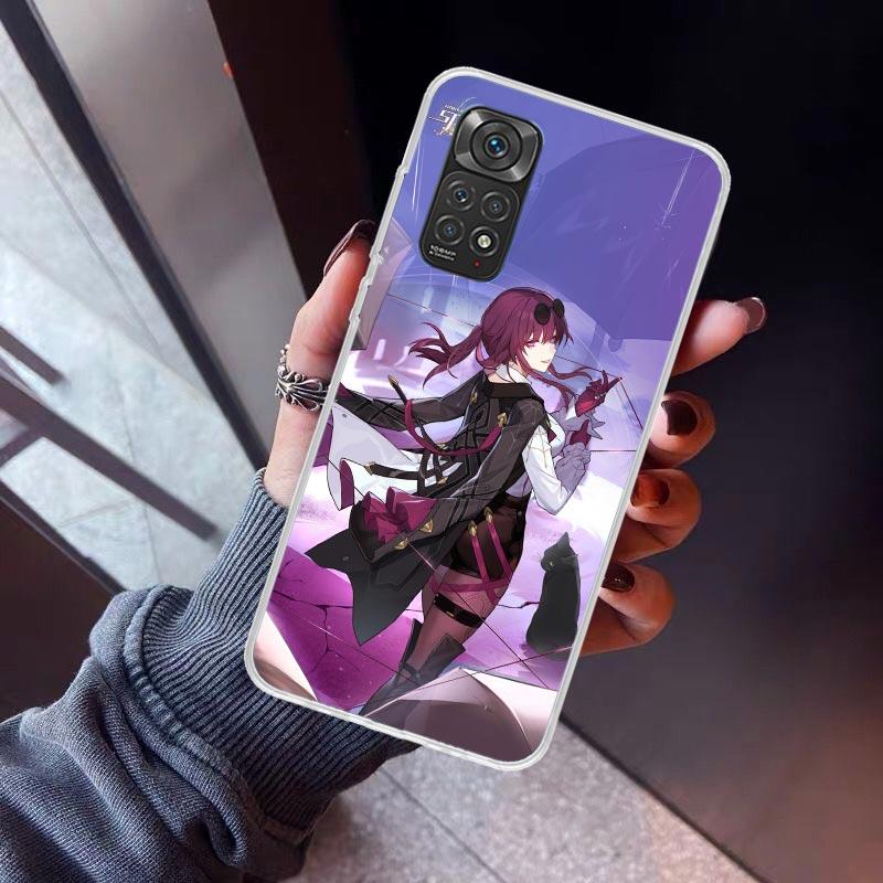 Honkai Star Rail Kafka Phone Case For Xiaomi Redmi Note 10 11 12 13 14 15 Pro Plus 11S 12S 14S 11T 11E 10S Soft TPU Back Cover R