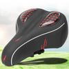Asiento Blando Grande para Bicicleta Repuesto Accesorio de Ciclismo para Bicicleta de Montaña rojo Sillín Grande sin Agujeros (sólido)