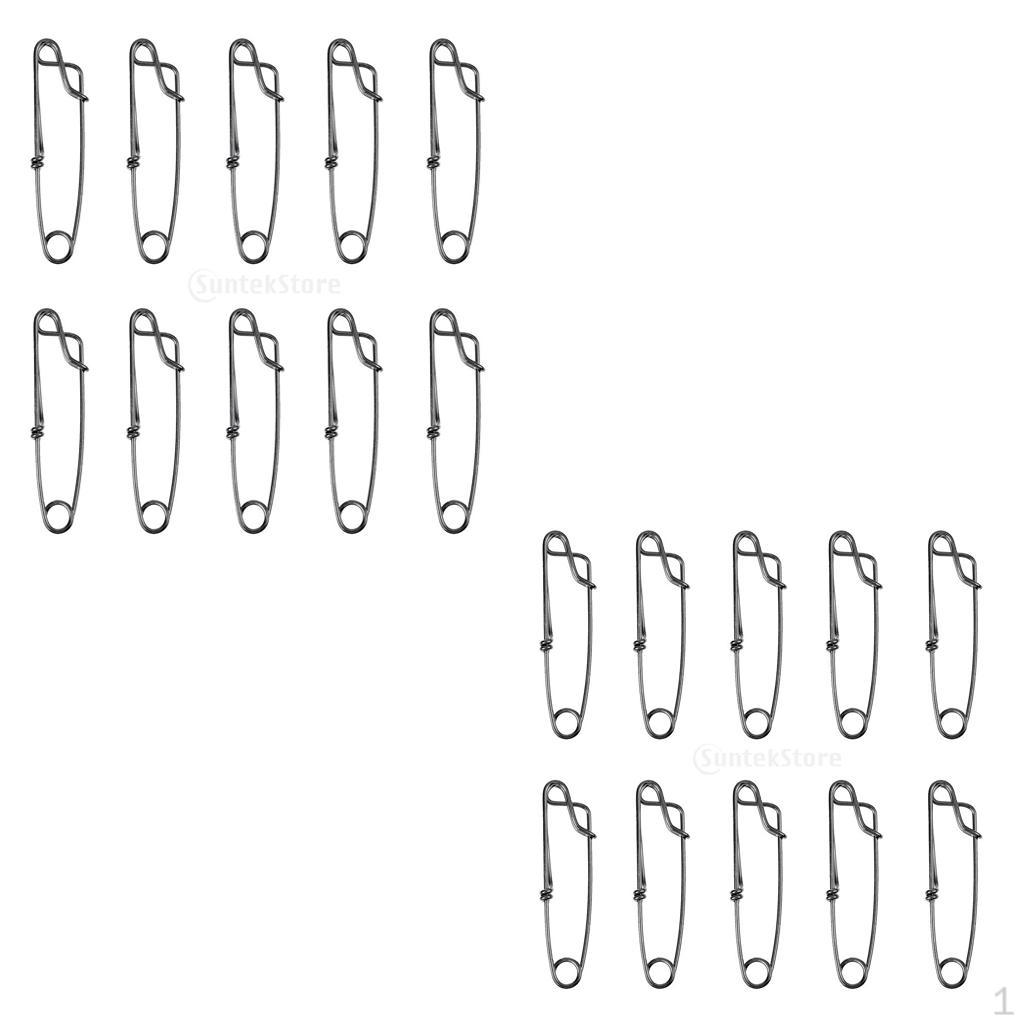 

20x Клипса из нержавеющей стали для ловли на длинную леску (лонглайн) для ловли снеппера и т. д.