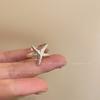 Simple silver five-pointed star ring women's light luxury high-end niche design index finger ring fashion personalized jewelry