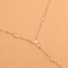 Light Luxury Round Rhinestone Bracelet For Women Simple Fine Bracelet Connet Finger Rings One-Piece Chains Jewelry Accessories