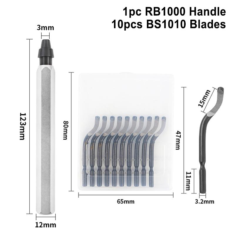 High Carbon Steel Handheld Trimming Knife Deburring Tool Edge Chamfer Scraper for 3D Printing Part Post Processing