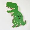 Cartoon Wall Clock Silent Movement Dinosaur Shaped Kids Clock For Kid Rooms Playrooms Boy