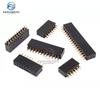 10pcs 2.54mm Double Row Straight Female 2-40P Pin Header Socket Connector 2x2/3/4/5/6/7/8/9/10/12/14/16/18/20/25/32/40Pin 2.54mm