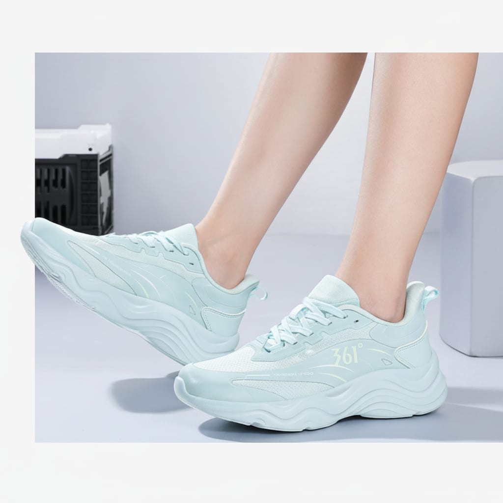361 Milk Candies Low top Casual Running Shoes Women's Blue 682532216F-3