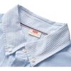 Levis SS24 Summer Collection Striped Patchwork Long Sleeve Shirt Men shirts Light-Blue 0018A-0001