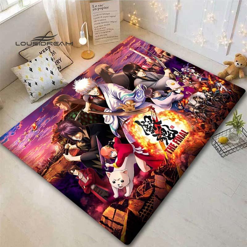 Alfombra para sala de estar GINTAMA, decoración del hogar, alfombras de juego, decoración de dormitorio, alfombras para sala de juegos infantiles, alfombras para mesa de comedor