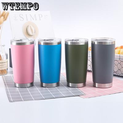 Large Capacity  Thermos Cup 600ml Vacuum Flasks Portable Stainless Steel Thermos Cup Water Bottle Travel Tea Mug Office Thermos Cup