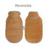 Reflective Dog Jacket Autumn Winter Reversible Puppy Clothes for Small Medium Dogs Cats Waterproof Chihuahua Coat Pet Outfits