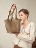 Large Capacity Genuine Leather Vegetable Basket Bucket Shoulder Bag - High-End Cowhide Handbag, New Style