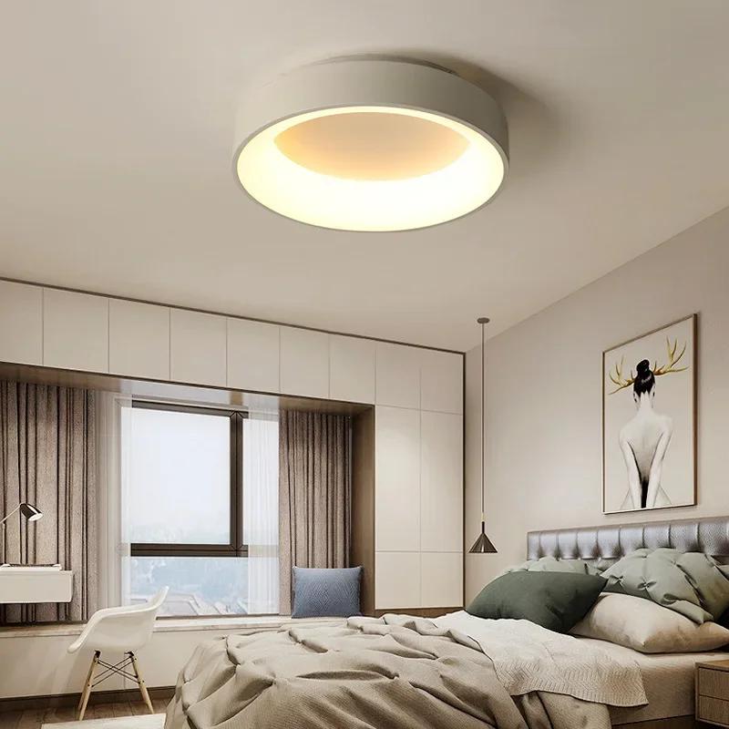 Nordic Ceiling Light Modern LED Simple Lamps For Living Room Bedroom Study Restaurant Home Indoor Round Decor Lighting Fixture