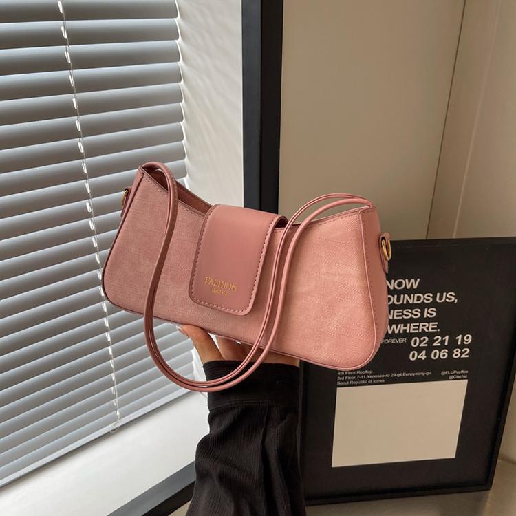 

Сумка на одно плечо для женщин, универсальная сумка в стиле ретро, кошелек с контрастными буквами, сумка для покупок через плечо