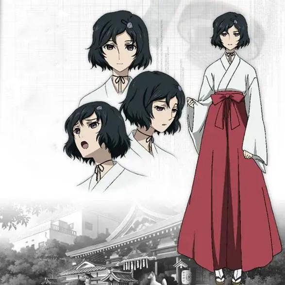 Anime Jujutsu Kaisen Iori Utahime Cosplay Costume Adult Women Outfits White Kimono Batwing Coat Top Red Skirt Bow Halloween Set
