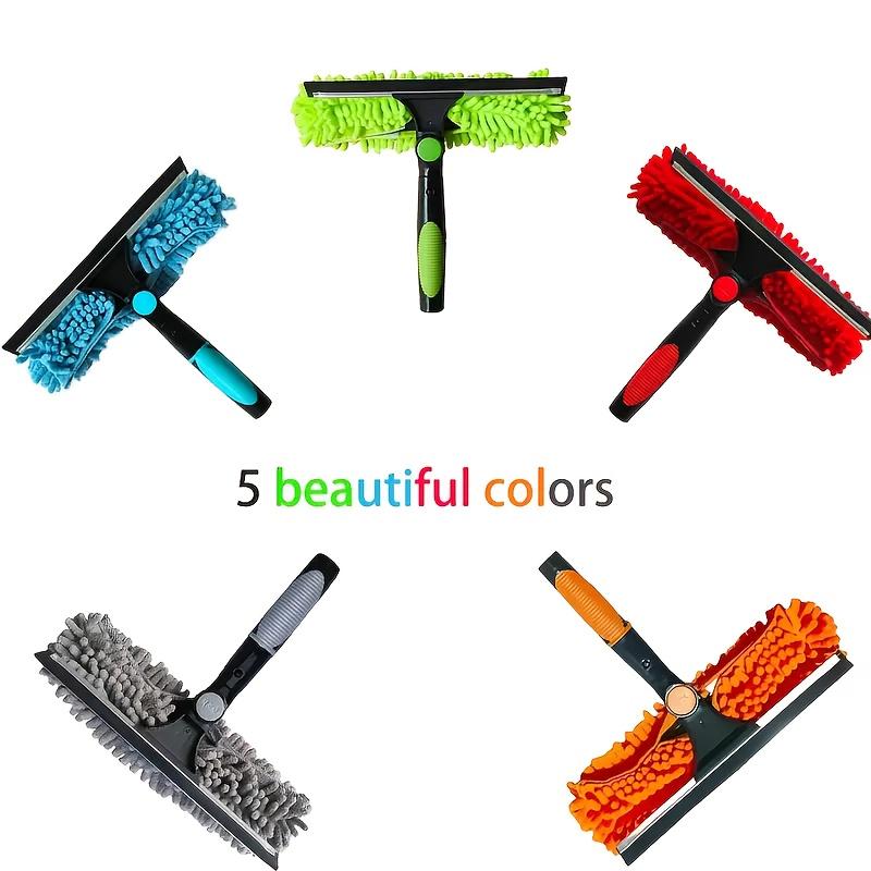 2-In-1 Double-Sided Window Cleaner Squeegee For High-Rise Glass Safety Scraper Professional Window Cleaning Tool Durable Stainless Steel Blade