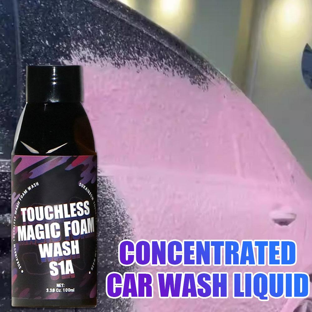 100ML Concentrated Car Wash Liquid Magic Shampoo High Foam Cleaning Polishing Decontamination Detailing Wash Super Foam Cleaner