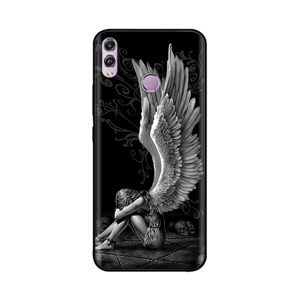 For Huawei Honor 8X Case Silicon Soft TPU Cartoon Painted Back Cover Phone Case for Huawei Honor 8X 8 X Honor8x Cases Bumper