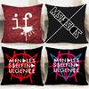 POPULAR Mindless Self Indulgencee Cushion Cover Comfortable Reversible Pillow Cover Ideal for Car Sofa Bedroom & Beyond