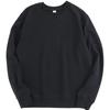 380g Heavyweight Combed Cotton Crewneck Sweatshirt, Fleece Long Sleeve Pullover, Relaxed Fit Triangle Cut, Unisex