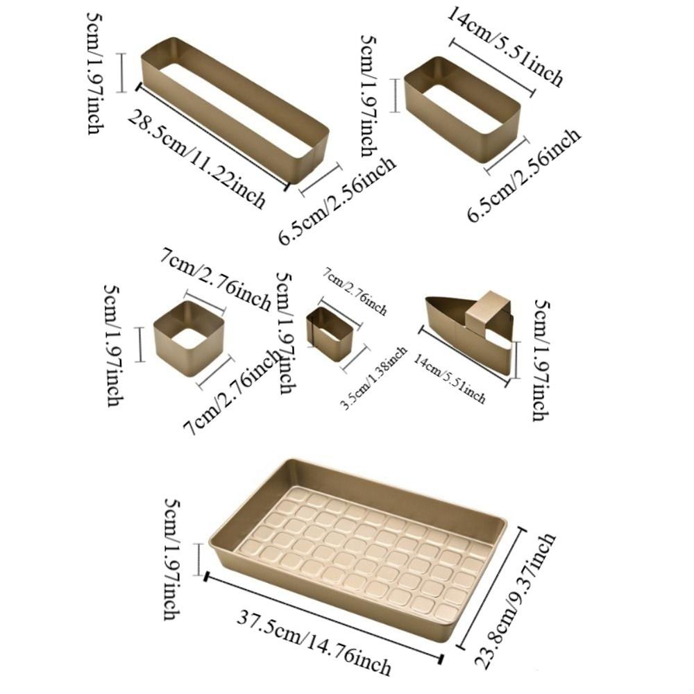 10pcs Carbon Steel Bread Mold Non-stick Baking Tray Multifunctional Alphabet Number Baking Pan Oven