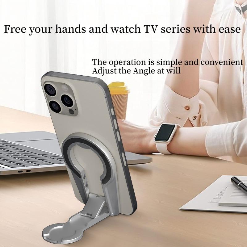 1PC New Magsafe Magnetic Mobile Phone Holder Lazy Desktop Holder Mobile Phone Ring Buckle Folding Bracket