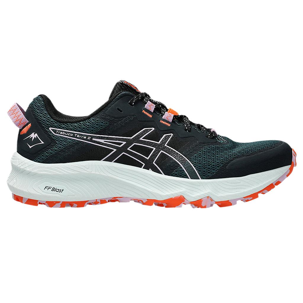 New Asics Gel Trabuco Terra 2 Anti Slip Wear Resistant Low Top Running Shoes Women's Jasper 1012B427-300
