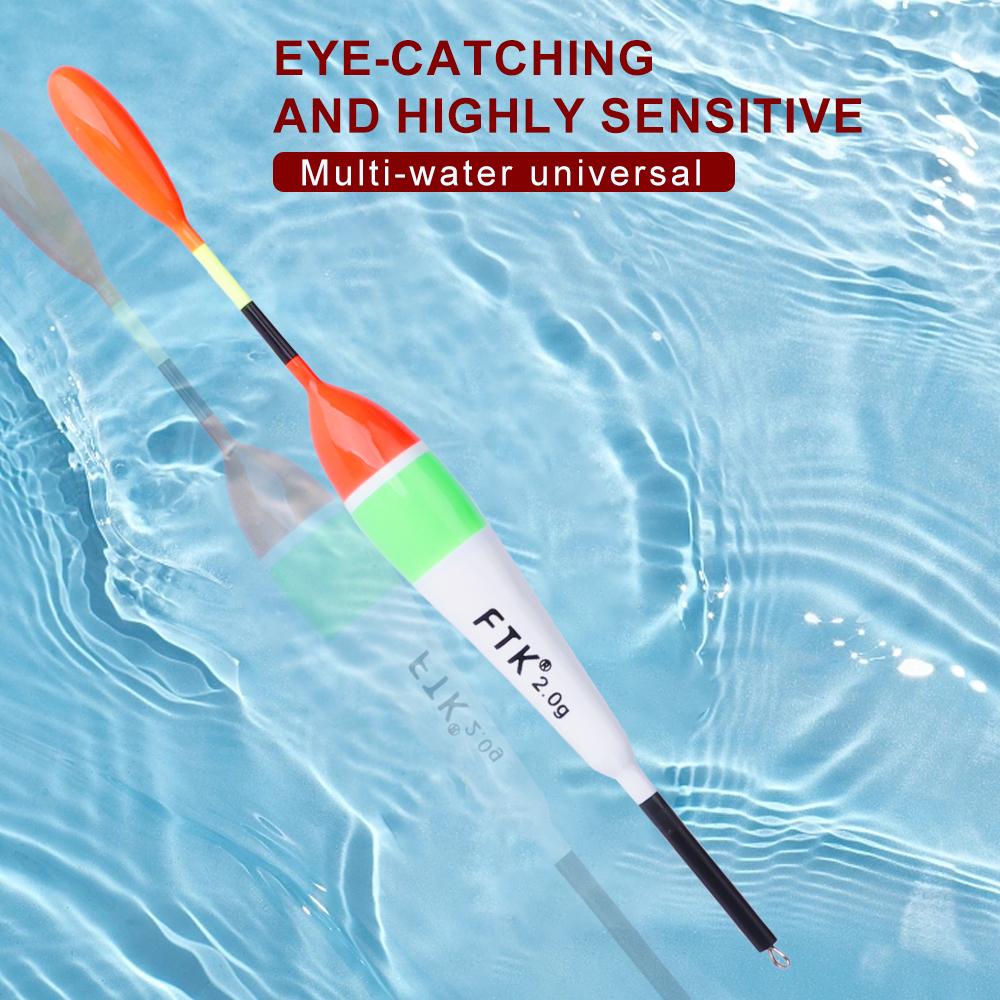 FTK 5 ks/lot Propagační rybářský plovoucí set Mix velikostí Barva Plovák Splávek pro rybářské příslušenství