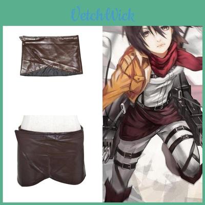 Attack On Titan Cosplay Rok Met Kunstleer Materiaal
