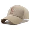 R Embroidery Letter Baseball Cap Adjustable Breathable Outdoors Protection Sun