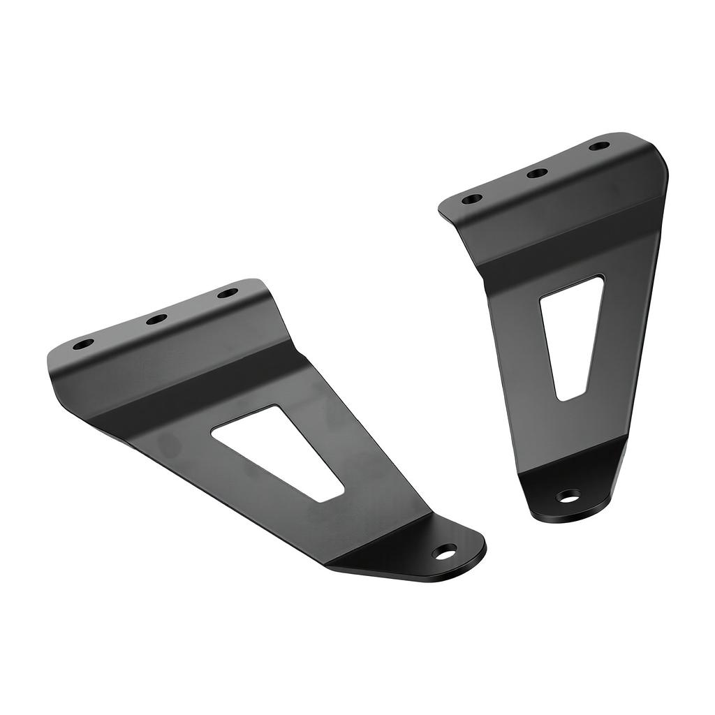 2pcs LED Light Bar Roof Mount Brackets Black Steel Replacement for Chevy 2007 2013
