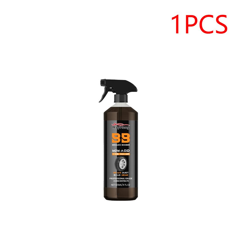 Automobil Radreiniger 120ml Kraftvoller Bremsenreiniger Spray Autowäsche Radreinigungs-Spray zur Reinigung von Rädern und Reifen