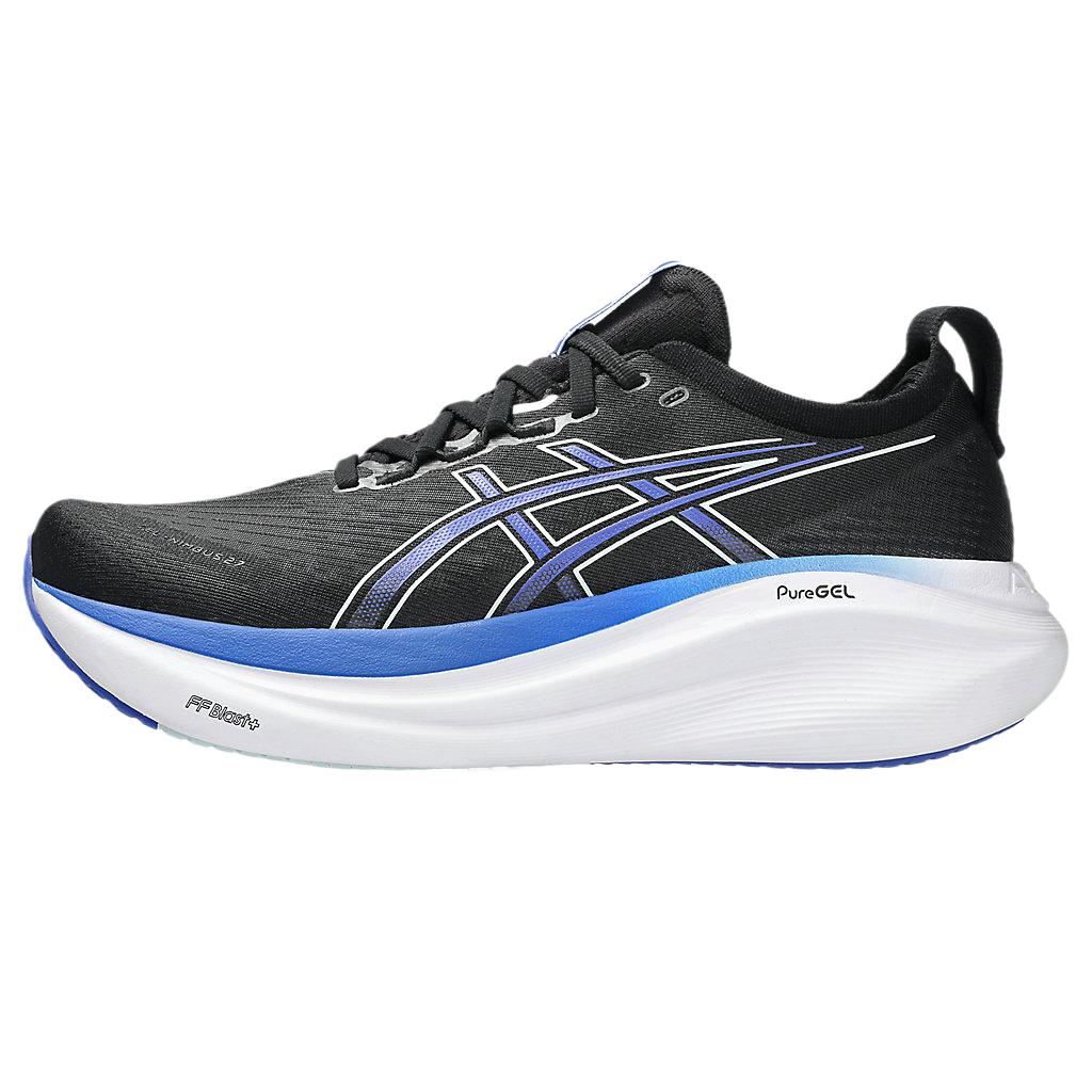 New Asics GEL NIMBUS 27 Abrasion Resistant Low Top Running Shoes Men's Black 1011B958-006