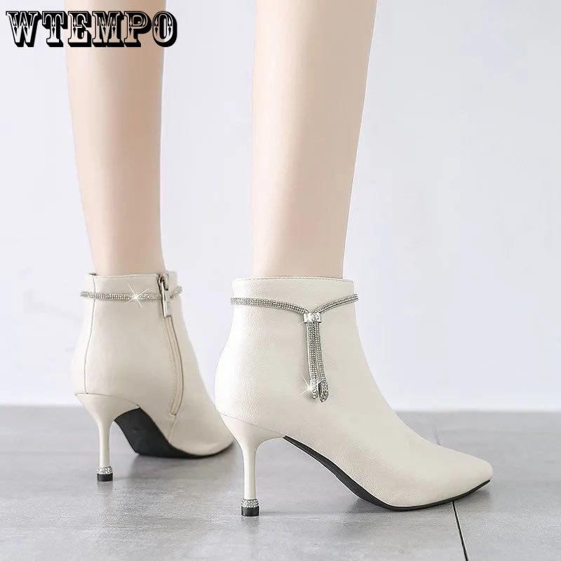 Женские ботинки с острым носком — фото 4