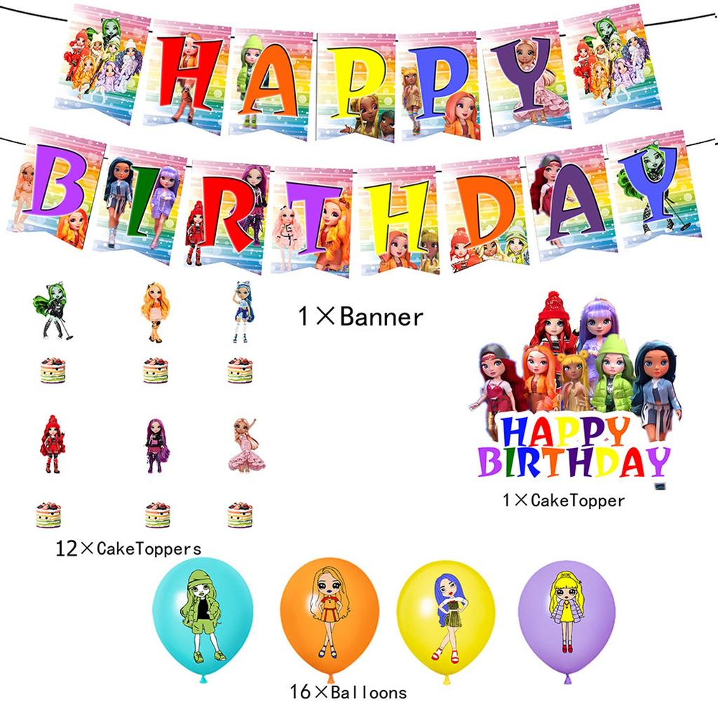 Theme Party Decoration Children's Birthday Decoration Set