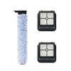Replacement Floor Cleaning Machine Brush Roller and Two Filter Screens Compatible with Wet Dry Floor Cleaner Accessories Set