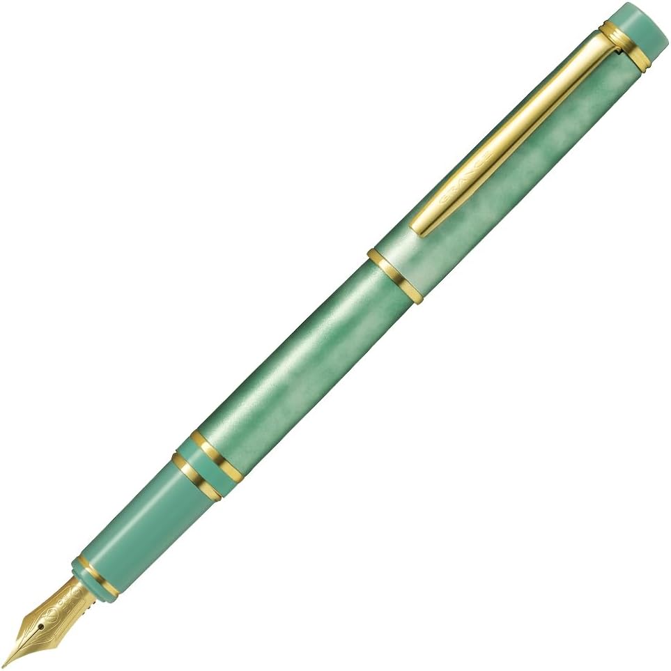 Pilot GRANCE Fountain Pen Marble Green Medium Nib FGRC-2MR-MAGM with Converter