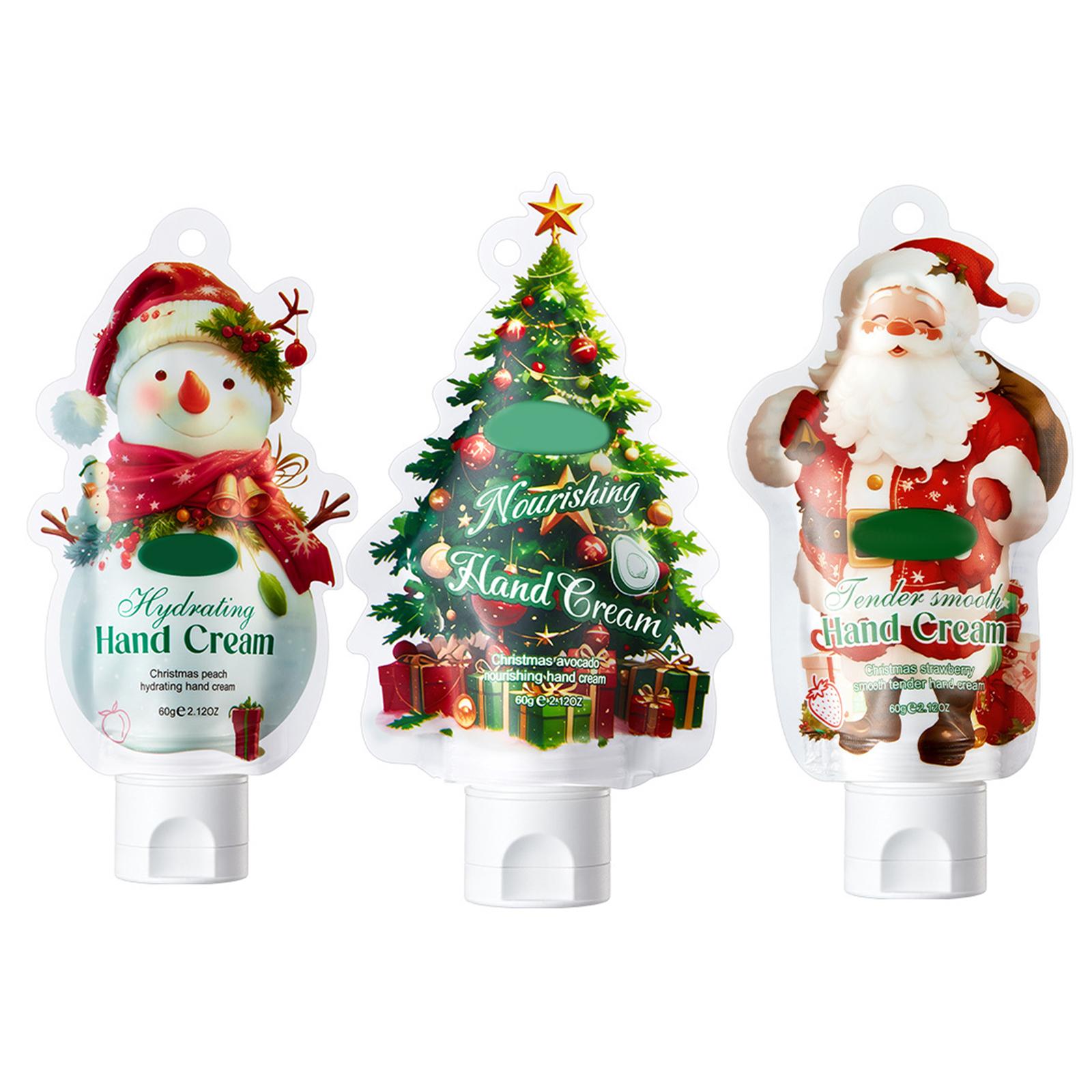 

3PCS Travel Size Hand Cream Set, Moisturizing Nourishing Lotion for Dry Skin, Perfect Christmas Gifts & Winter Hand Care One Size