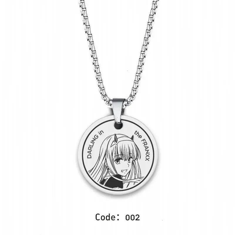 National Team Stainless Steel Logo Pendant Necklace