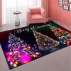Christmas Door Carpet Floor Mat Halloween Living Room Coffee Table Mat Bathroom Thickened Non-slip Floor Mat