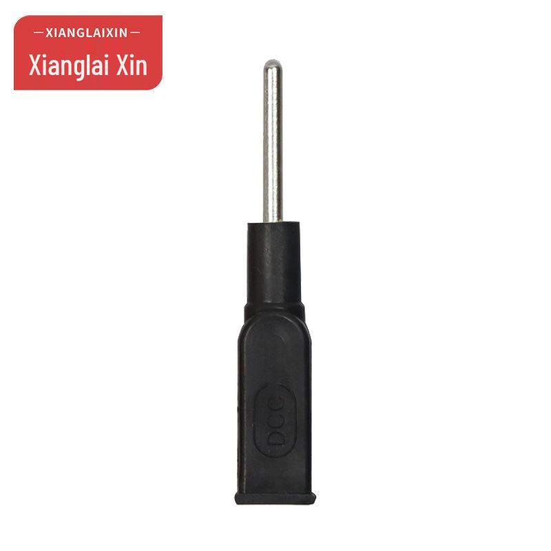 XLX DCC Power Test Plug to 4mm Banana Jack Adapter Black