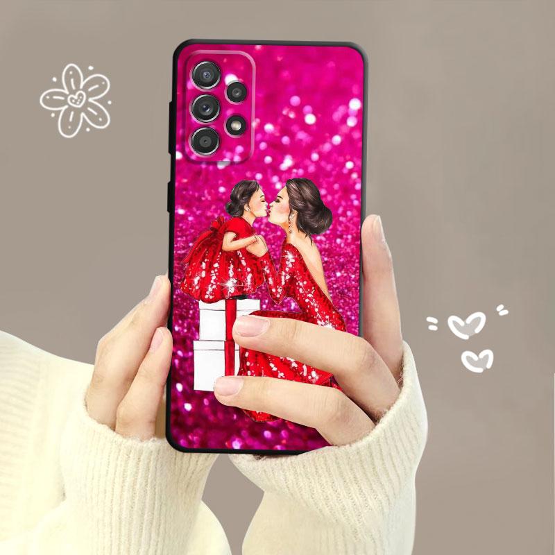 Cover For Samsung Galaxy A12 A34 A54 A73 A53 A71 A51 A31 A33 A22 A21s A13 A32 A72 A52 A23 Women Super Mom Baby Princess Queen