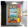 Malarstwo Widok za oknem Wall Art Canvas Plakaty i druki Obraz na płótnie Dekoracyjny słynny malarz Matisse Krajobraz