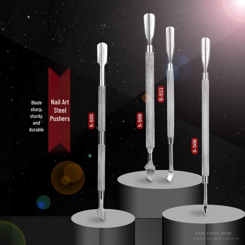 

Stainless Steel Cuticle Pusher and Remover Set (S-505, 506, 508, 511)