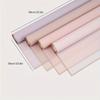 20 Sheets Size 22.8 X 22.8 Inches Semi-transparent Gold Edge Flower Wrapping Paper Plastic Wrapping Paper Flower Packaging DIY Handcraft Supplies