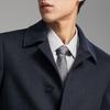 YOUNGOR Men's Detachable Goose Down Liner Lapel Coat