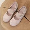 Fairy shoes gentle single shoes female 2025 new summer evening shoes shallow mouth ballet shoes square head soft sole Doudou shoes